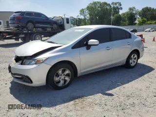 2015 Honda Civic LX with VIN 2HGFB2F52FH562118, listed as a Copart auction lot 55522775 with 179,767 mi miles and Salvage title. Bid and sale history available at DreamBid. Image 1.