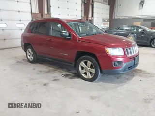 2012 Jeep Compass Latitude with VIN 1C4NJCEA1CD661104, listed as a IAAI auction lot 41702686 with 179,130 mi miles. Bid and sale history available at carsss.com. Image 1.