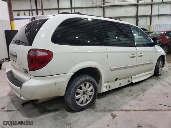 2007 Chrysler Town & Country LWB Touring with VIN 2A4GP54L57R172062, listed as a Copart auction lot 38970164 with 99,996 mi miles and Non Repairable. Bid and sale history available at carsss.com. Image 3.
