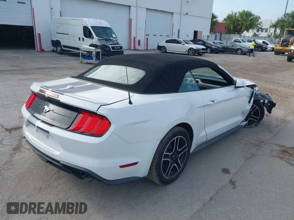 2018 Ford Mustang EcoBoost Premium with VIN 1FATP8UH4J5115153, listed as a IAAI auction lot 42498446 with 118,485 mi miles and . Bid and sale history available at DreamBid. Image 4.