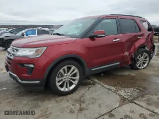 2018 Ford Explorer Limited with VIN 1FM5K7FH2JGB03866, listed as a Copart auction lot 86318694 with 133,616 mi miles and Salvage Title. Bid and sale history available at carsss.com. Image 1.