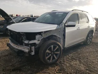 2025 Honda Pilot Touring with VIN 5FNYG2H73SB007198, listed as a Copart auction lot 44587415 with 4,255 mi miles and Salvage Title. Bid and sale history available at carsss.com. Image 1.