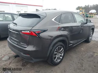 2015 Lexus NX 300h with VIN JTJYWRBZXF2008134, listed as a IAAI auction lot 41407931 with 104,095 mi miles. Bid and sale history available at carsss.com. Image 4.