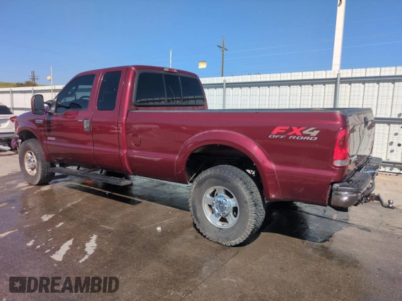 2005 Ford F-250 XL with VIN 1FTSX21P75EB10615, listed as a Copart auction lot 61637255 with 188,814 mi miles and Clean title. Bid and sale history available at DreamBid. Image 2.