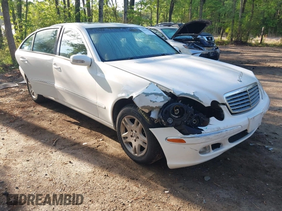 2003 Mercedes-Benz E 320 with VIN WDBUF65JX3A164728, listed as a IAAI auction lot 42099241 with 132,505 mi miles and . Bid and sale history available at DreamBid. Image 1.