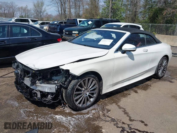 2017 Mercedes-Benz S 550 with VIN WDDXK8CB4HA024186, listed as a IAAI auction lot 41893799 with 73,633 mi miles and . Bid and sale history available at DreamBid. Image 2.