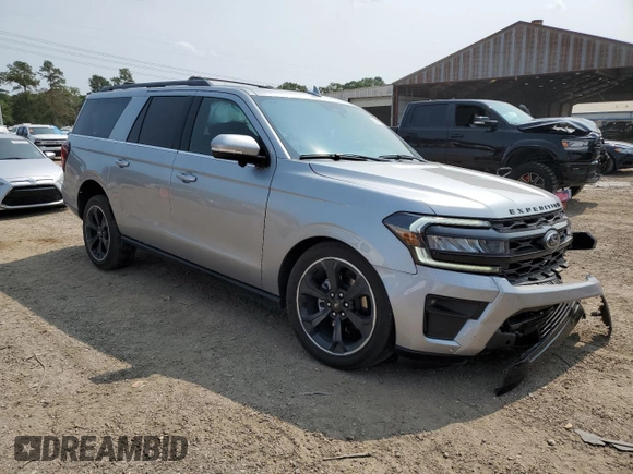 2024 Ford Expedition Max Limited with VIN 1FMJK1K81REA04447, listed as a Copart auction lot 59494975 with 12,713 mi miles and Salvage title. Bid and sale history available at DreamBid. Image 4.