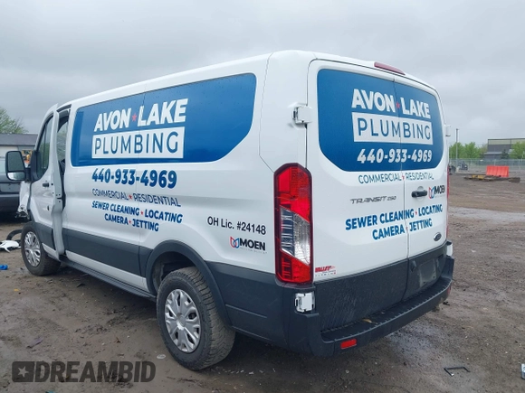2019 Ford Transit with VIN 1FTYR1ZM3KKB50213, listed as a IAAI auction lot 42223430 with 75,131 mi miles and . Bid and sale history available at DreamBid. Image 3.