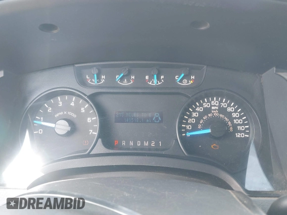 2013 Ford F-150 XL with VIN 1FTFX1CF2DFC95682, listed as a IAAI auction lot 42420917 with 149,518 mi miles and . Bid and sale history available at DreamBid. Image 7.