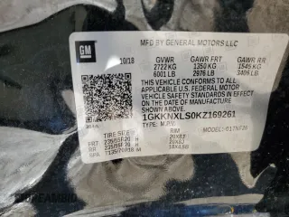 2019 GMC Acadia Denali with VIN 1GKKNXLS0KZ169261, listed as a Copart auction lot 47224905 with 66,669 mi miles and Salvage Title. Bid and sale history available at carsss.com. Image 16.