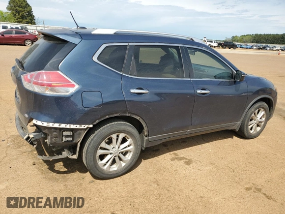 2016 Nissan Rogue SV with VIN KNMAT2MT1GP622345, listed as a Copart auction lot 50337225 with 115,457 mi miles and Salvage Title. Bid and sale history available at carsss.com. Image 3.