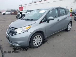 2014 Nissan Note S with VIN 3N1CE2CP5EL431501, listed as a IAAI auction lot 41857345 with 118,763 mi miles and . Bid and sale history available at DreamBid. Image 2.