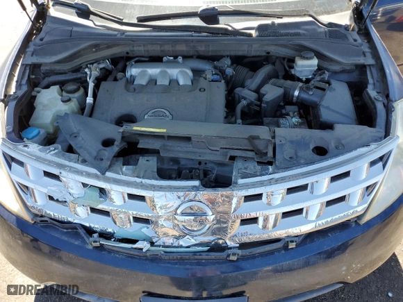2004 Nissan Murano SL with VIN JN8AZ08W34W320018, listed as a Copart auction lot 67691304 with 162,642 mi miles and Salvage Title. Bid and sale history available at carsss.com. Image 12.