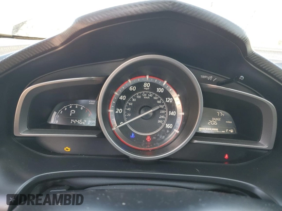 2015 Mazda 3 i Sport z VIN 3MZBM1U70FM215164, wystawiony jako Copart lot #57527785 z przebiegiem 144 621 mil mil oraz Szkoda całkowita • Salvage title. Historia ofert i sprzedaży dostępna na DreamBid. Obrazek 9.