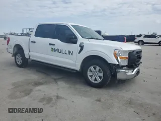 2022 Ford F-150 XL with VIN 1FTEW1CB0NKF27023, listed as a Copart auction lot 45316245 with 78,351 mi miles and Salvage Title. Bid and sale history available at carsss.com. Image 4.