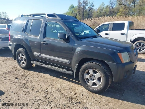 2005 Nissan Xterra S with VIN 5N1AN08W85C645690, listed as a IAAI auction lot 41928408 with 251,563 mi miles. Bid and sale history available at carsss.com. Image 1.