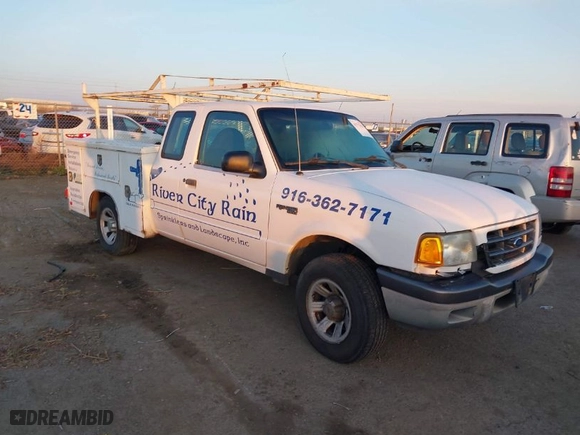 2003 Ford Ranger XL with VIN 1FTYR14V83PB26476, listed as a IAAI auction lot 41777010 with 180,099 mi miles. Bid and sale history available at carsss.com. Image 1.