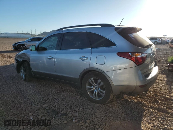 2012 Hyundai Veracruz Limited with VIN KM8NU4CC4CU191289, listed as a Copart auction lot 54613945 with 83,374 mi miles and Salvage title. Bid and sale history available at DreamBid. Image 2.
