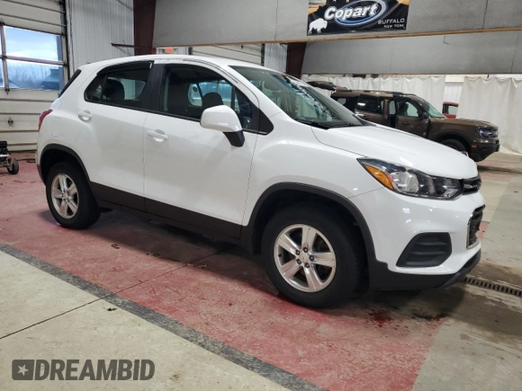 2018 Chevrolet Trax LS with VIN KL7CJNSB8JB603626, listed as a Copart auction lot 55661185 with 46,483 mi miles and Salvage Title. Bid and sale history available at carsss.com. Image 4.