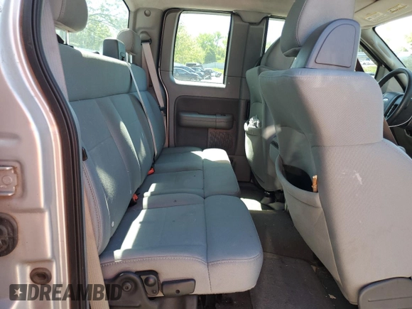 2007 Ford F-150 STX with VIN 1FTRX12W87FB51282, listed as a Copart auction lot 55580365 with 213,923 mi miles and Salvage title. Bid and sale history available at DreamBid. Image 10.