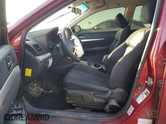 2012 Subaru Legacy 2.5i with VIN 4S3BMCA66C3037980, listed as a Copart auction lot 84121144 with 191,177 mi miles and Salvage Title. Bid and sale history available at carsss.com. Image 7.
