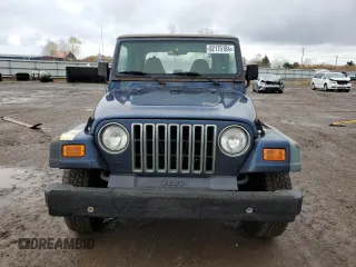 2001 Jeep Wrangler SE with VIN 1J4FA29P51P323174, listed as a Copart auction lot 82175184 with 262,098 mi miles and Clean Title. Bid and sale history available at carsss.com. Image 5.
