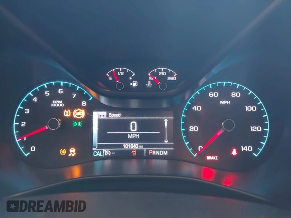 2016 Chevrolet Colorado 4WD LT with VIN 1GCGTCE30G1197038, listed as a IAAI auction lot 41260078 with 101,840 mi miles and . Bid and sale history available at DreamBid. Image 7.