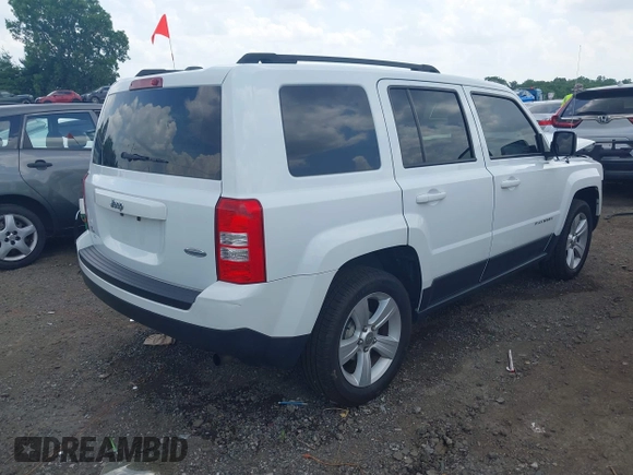 2017 Jeep Patriot Latitude with VIN 1C4NJPFB2HD183099, listed as a IAAI auction lot 42566972 with 99,360 mi miles and . Bid and sale history available at DreamBid. Image 4.