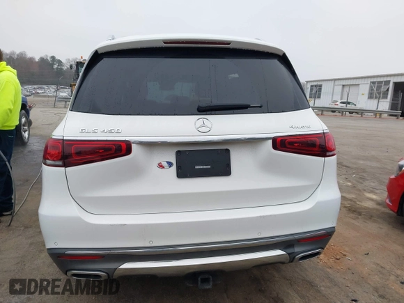 2021 Mercedes-Benz GLS 450 with VIN 4JGFF5KE4MA527615, listed as a IAAI auction lot 41804926 with 84,598 mi miles and . Bid and sale history available at DreamBid. Image 16.