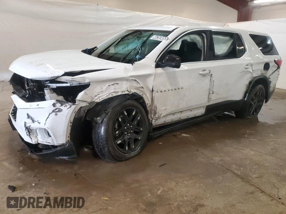 2021 Chevrolet Traverse LS with VIN 1GNERFKW6MJ248938, listed as a Copart auction lot 61857745 with 68,734 mi miles and Clean title. Bid and sale history available at DreamBid. Image 1.