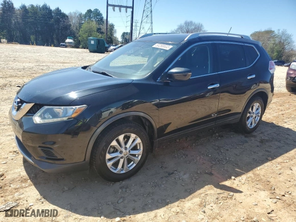 2016 Nissan Rogue SV with VIN KNMAT2MT6GP695016, listed as a Copart auction lot 50268685 with 242301 miles and Clean Title. Bid and sale history available at carsss.com. Image 1.