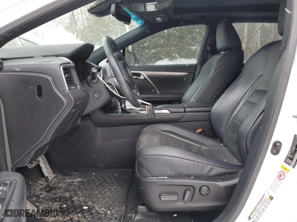 2016 Lexus RX 350 F Sport with VIN 2T2BZMCAXGC020018, listed as a Copart auction lot 43612725 with 133,856 mi miles and Salvage Title. Bid and sale history available at carsss.com. Image 7.