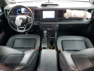 2022 Ford Bronco with VIN 1FMEE5BP0NLA95787, listed as a Copart auction lot 47701705 with 50,173 mi miles and Salvage title. Bid and sale history available at DreamBid. Image 8.