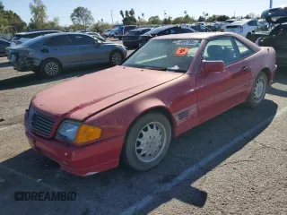 1994 Mercedes-Benz SL 5.0L with VIN WDBFA67E2RF104896, listed as a Copart auction lot 49897985 with 126,368 mi miles and Clean title. Bid and sale history available at DreamBid. Image 1.