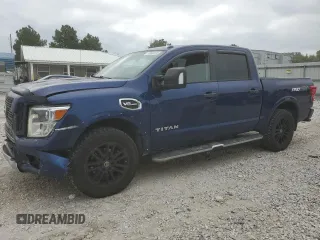 2017 Nissan Titan Pro-4X with VIN 1N6AA1E53HN570548, listed as a Copart auction lot 71663224 with 128,024 mi miles and Salvage title. Bid and sale history available at DreamBid. Image 1.