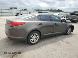 2013 Kia Optima EX with VIN 5XXGN4A70DG147491, listed as a Copart auction lot 51380185 with 0 mi miles and Salvage Title. Bid and sale history available at carsss.com. Image 3.