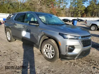 2023 Chevrolet Traverse LS with VIN 1GNEVFKW5PJ211038, listed as a Copart auction lot 84818334 with 21,620 mi miles and Clean Title. Bid and sale history available at carsss.com. Image 4.