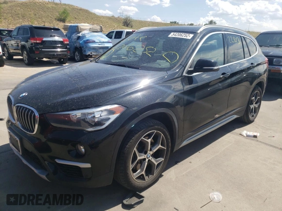 2019 BMW X1 xDrive28i with VIN WBXHT3C53K3H34285, listed as a Copart auction lot 54206252 with 22,883 mi miles. Bid and sale history available at carsss.com. Image 2.