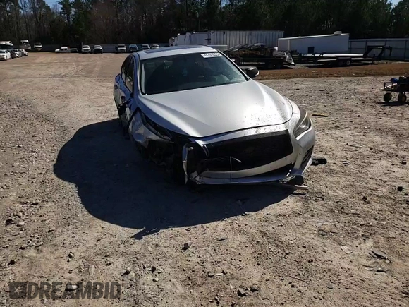 2016 Infiniti Q50 Premium with VIN JN1EV7AR0GM343412, listed as a Copart auction lot 48701635 with 133,669 mi miles and Salvage Title. Bid and sale history available at DreamBid. Image 11.