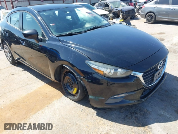 2017 Mazda 3 Sport with VIN 3MZBN1U7XHM115461, listed as a IAAI auction lot 42121334 with 128,444 mi miles and . Bid and sale history available at DreamBid. Image 1.