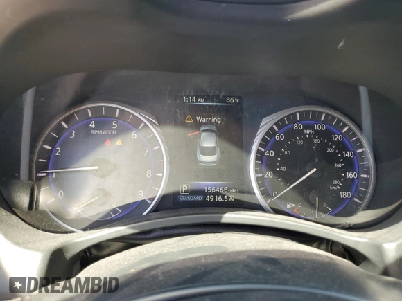 2015 Infiniti Q50 Premium with VIN JN1BV7APXFM348259, listed as a Copart auction lot 52522095 with 156,466 mi miles and Clean Title. Bid and sale history available at carsss.com. Image 9.