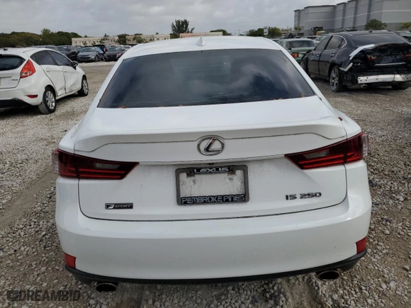 2015 Lexus IS 250 with VIN JTHBF1D26F5049917, listed as a Copart auction lot 47987265 with 100482 miles and Clean Title. Bid and sale history available at carsss.com. Image 6.