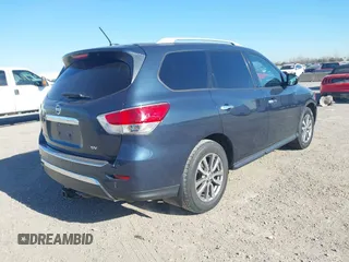 2015 Nissan Pathfinder Platinum with VIN 5N1AR2MN2FC658434, listed as a IAAI auction lot 41397102 with 162,500 mi miles and . Bid and sale history available at DreamBid. Image 4.