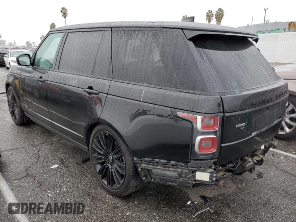 2020 Land Rover Range Rover with VIN SALGS5SE6LA568792, listed as a Copart auction lot 82227594 with 70,073 mi miles and Salvage Title. Bid and sale history available at carsss.com. Image 2.