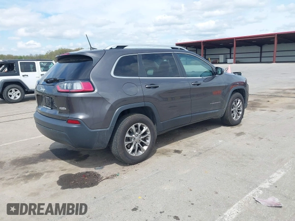 2019 Jeep Cherokee Latitude Plus with VIN 1C4PJMLB4KD139544, listed as a IAAI auction lot 42080636 with 76,715 mi miles and . Bid and sale history available at DreamBid. Image 4.