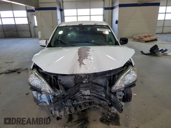 2015 Nissan Sentra SV with VIN 3N1AB7AP6FY353847, listed as a Copart auction lot 50944595 with 117,176 mi miles and Salvage Title. Bid and sale history available at carsss.com. Image 5.