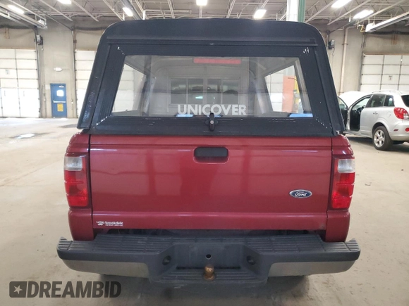 2001 Ford Ranger XL Fleet with VIN 1FTZR15EX1PA99295, listed as a Copart auction lot 50821715 with 191,850 mi miles and Clean Title. Bid and sale history available at DreamBid. Image 6.