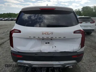 2022 Kia Telluride S with VIN 5XYP64HC7NG221406, listed as a Copart auction lot 56362715 with 50,398 mi miles and Salvage title. Bid and sale history available at DreamBid. Image 6.
