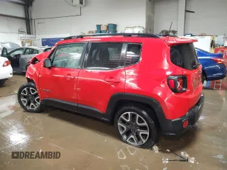 2018 Jeep Renegade Latitude with VIN ZACCJABB5JPG92122, listed as a Copart auction lot 49421115 with 87,451 mi miles and Salvage Title. Bid and sale history available at carsss.com. Image 2.