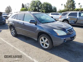 2006 Lexus RX 400h with VIN JTJHW31U562001448, listed as a Copart auction lot 56974445 with 196,038 mi miles and Clean Title. Bid and sale history available at DreamBid. Image 4.